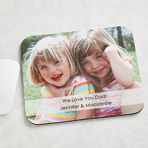 Picture Message Personalized Photo Mouse Pad - 11727