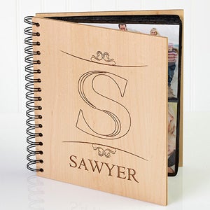 Elegant Monogram Personalized Photo Album - 11955