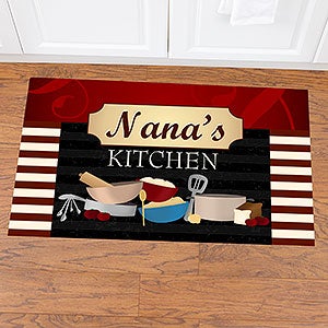 Family Bistro Personalized Kitchen Mat- 20x35 - 12005-M