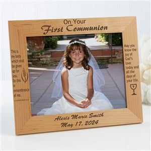 Personalized 8x10 First Communion Picture Frame - Remember This Day - 1202-L