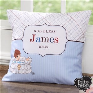 Precious Moments® Personalized 18 Christening Baby Throw Pillow - 12065-L
