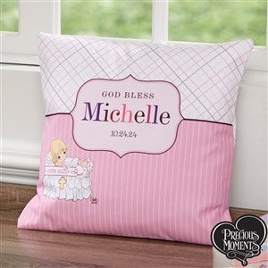 Precious Moments® Personalized 14 Christening Baby Throw Pillow - 12065-S