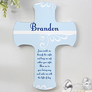 Keep Me Safe Personalized 9.5-inch Wall Cross - 12076-L