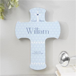 God Bless Baby Personalized 7-inch Wall Cross - 12077
