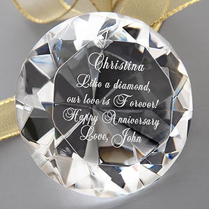 Shes A Gem! Engraved Diamond Keepsake - 1208-N