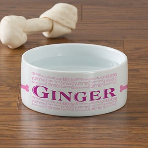 Personalized Small Dog Bowls - Doggie Delights - 12129-S