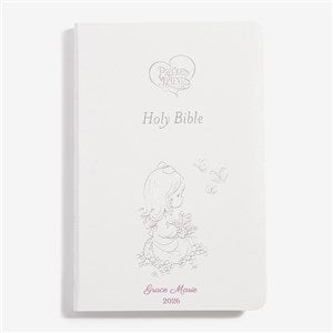 Precious Moments Personalized Bible for Girls - 12140-W