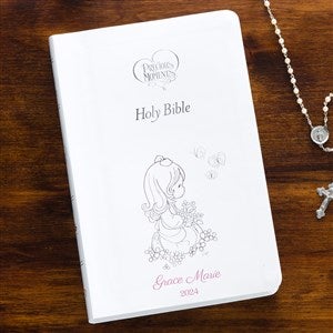Precious Moments Personalized Bible for Girls - 12140-W