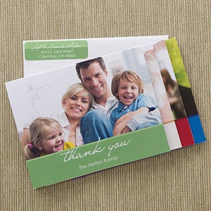 Thank You Personalized Photo Note Cards - 12225