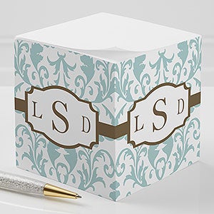 Trendy Signature Personalized Paper Note Cube - 12268