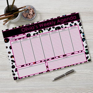 Personalized Desk Pad Calendars for Her - 11x17 - 12312-L
