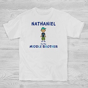 Brother Character Personalized Hanes® Kids T-Shirt - 12316-YCT