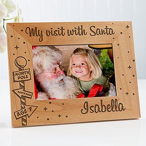 Personalized Christmas Picture Frames - Santa  Me - 4quot; x 6quot; - 12419