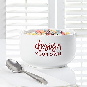 Design Your Own Personalized 14 oz. Cereal Bowl - 12529-N