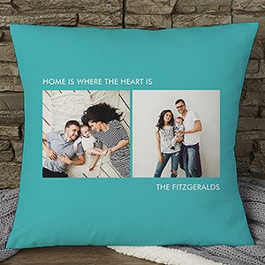 Personalized 18quot; Two Photo Pillow - 12552-2L