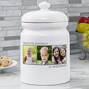 Personalized Cookie Jars - Picture Perfect Three Photos - 12553-3