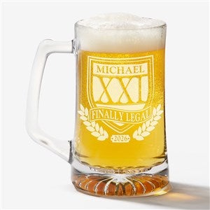 Brewmasters Birthday Personalized Beer Mug - 12622