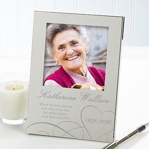 Remembering... Personalized Memorial Engraved Photo Frame - 12629-F