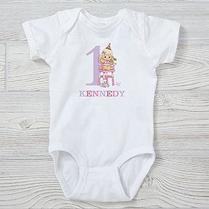 Personalized Babys First Birthday Bodysuit - Precious Moments - 12707-CBB