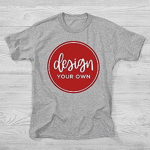 Make Your Own Custom Kids T-Shirt - Light Grey - 12773-YT-LG