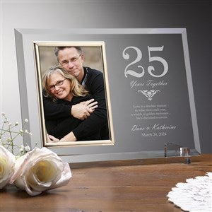 Years Together Anniversary Personalized Picture Frame - 12778N