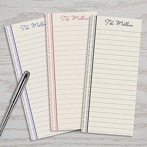 Family Is Forever Personalized Notepad Set Of 3 - 12782