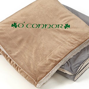 Personalized Irish Pride Sherpa Fleece Blanket - 50x60 - 12817-S