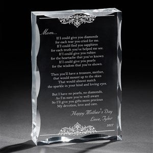 Dearest Mother Poem Personalized Keepsake - 12869
