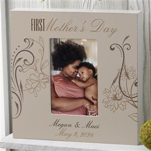 Her First Mothers Day Personalized 4x6 Box Frame Vertical - 12875-BV