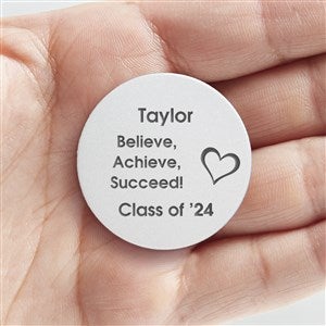 Graduation Inspiration Personalized Heart Pocket Token - 12922