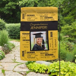 School Spirit Personalized Photo Garden Flag - 12960
