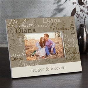 Loving Couple Personalized 4x6 Tabletop Frame - Horizontal - 13021