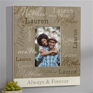 Loving Couple Personalized 5x7 Wall Frame - Vertical - 13021-WV