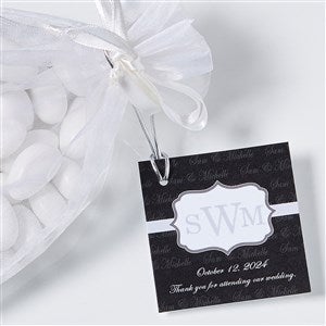 Wedding Monogram Personalized Gift Tags - 13030