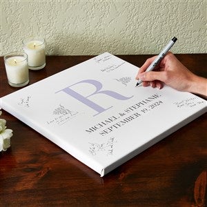 Personalized Wedding Guestbook Canvas - 20x30 - 13042-L