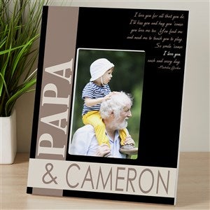 I Love You Each & Every Day Personalized 4x6 Tabletop Frame Vertical - 13055-TV