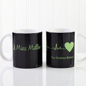 Personalized Coffee Mugs for Doctors - Heart of Caring - 13099-S