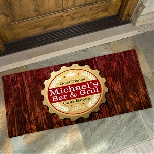 Premium Brew Oversized Personalized Doormat- 24x48 - 13151-O