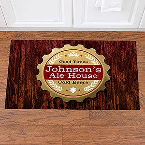 Premium Brew Personalized Doormat- 18x27 - 13151