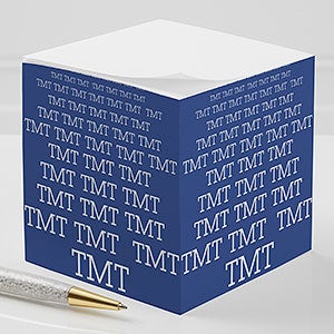 Optic Name Personalized Paper Note Cube - 13170