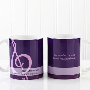 Personalized Coffee Mugs for Teachers - Teacher Professions - 13172-W