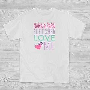 Look Who Loves Me Personalized Hanes® Kids T-Shirt - 13244-YCT