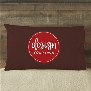 Design Your Own Personalized 20" x 31" Pillowcase- Brown - 13288-BR