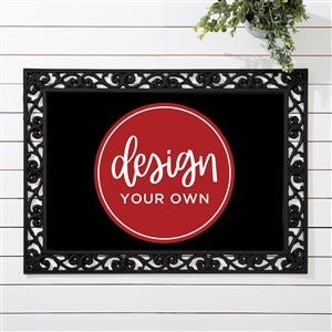 Design Your Own Personalized 18x27 Doormat - Black - 13289-Black