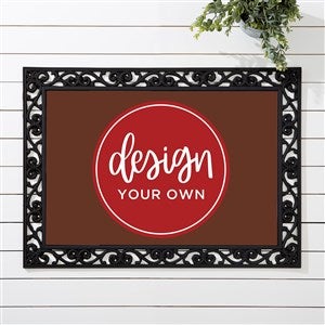 Design Your Own Personalized 18x27 Doormat - Brown - 13289-Brown
