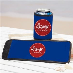Design Your Own Custom Bottle Wrap & Can Wrap - Blue - 13323-Blue