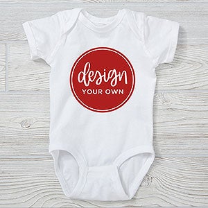 Design Your Own Personalized Baby Bodysuit - White - 13327-W