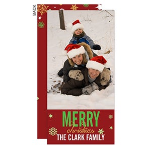 Seasons Greetings Holiday Postcard - 1 Photo - 13333-1