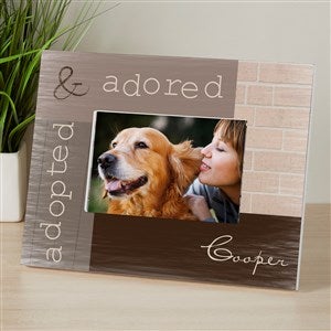 Adopted Pet Personalized Picture Frame 4x6 Tabletop - 13337