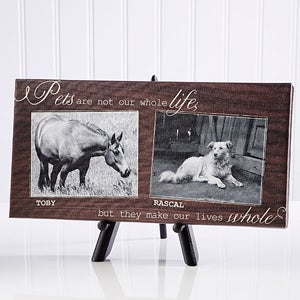 Personalized Canvas Prints - Pet Photos - Two Photos - 13340-2